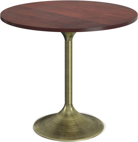 Round mango wood dining - mango,