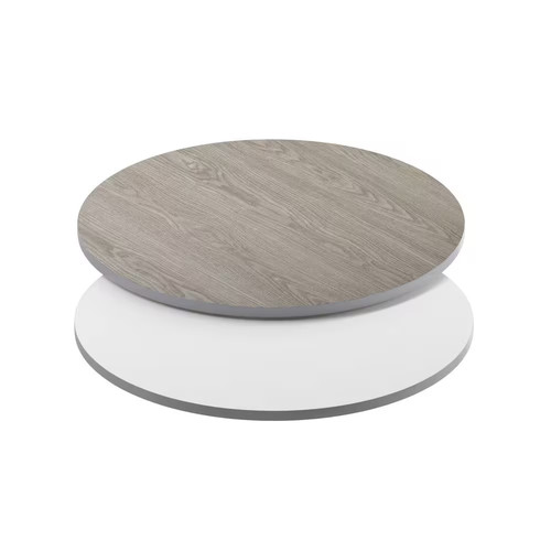White gray round - white/gray,