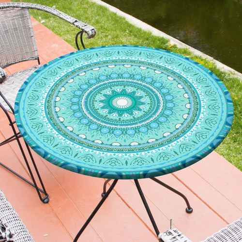 Round tablecloth fitted - round,